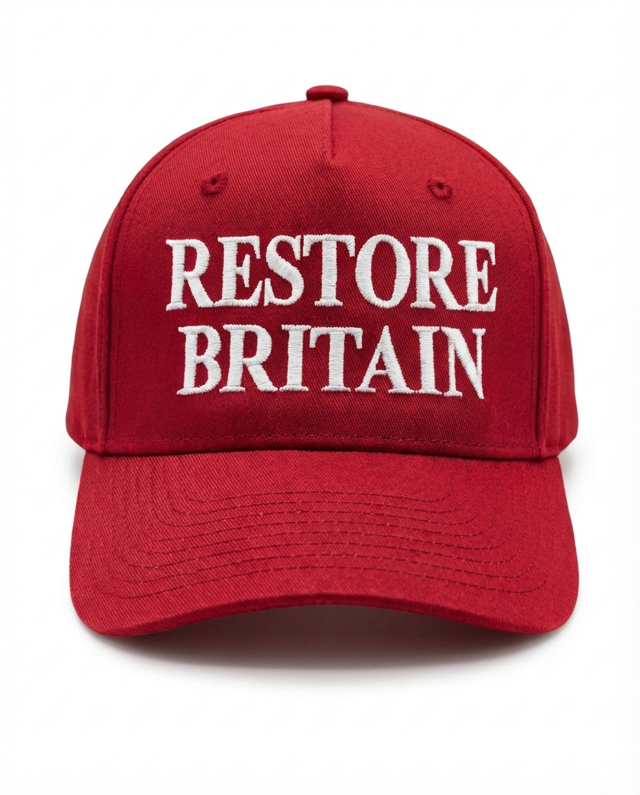 Restore Britain Baseball Cap - Red