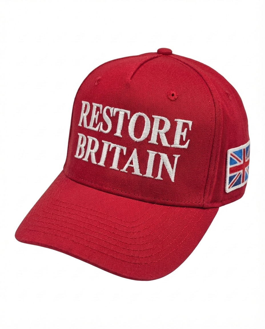 Restore Britain Baseball Cap - Red