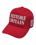Restore Britain Baseball Cap - Red