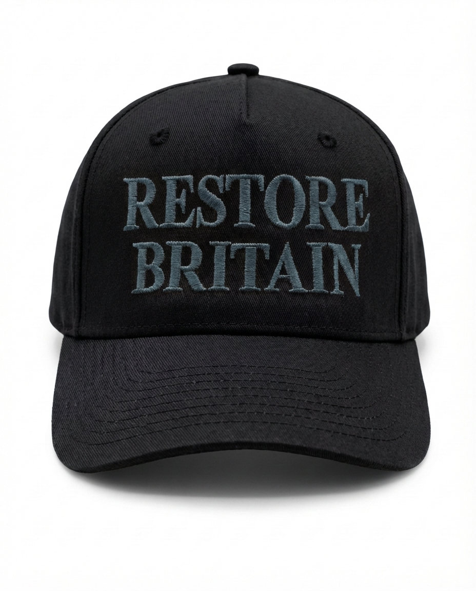 Restore Britain Baseball Cap - Black